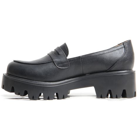 Check spelling or type a new query. women ladies cleated chunky platform sole flat loafer ...