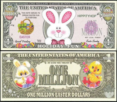 Million dollar arm official website presented by disney movies. EASTER BUNNY / HOLIDAY FUN MILLION DOLLAR NOVELTY BILL ...