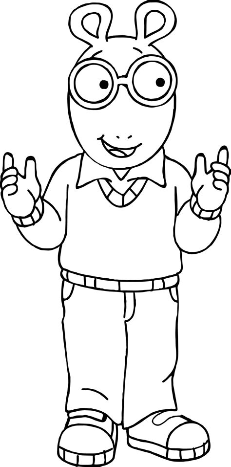 Arthur Coloring Pages Printable Coloring Pages