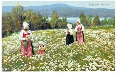 Sweden Leksand Dalarne 0336 Europe Sweden Postcard Hippostcard