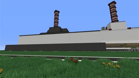 Omsk Nuclear Power Plant Тверская АЭС Sarcophagus Minecraft Map