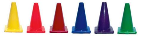 Colored 12in Cones