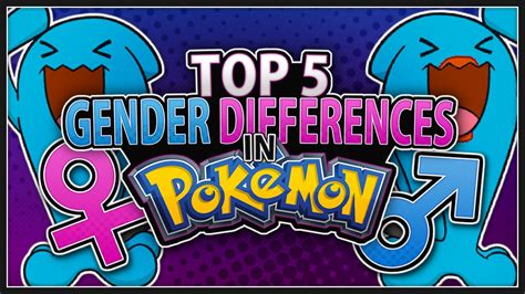 Top 5 Gender Differences In Pokemon Youtube