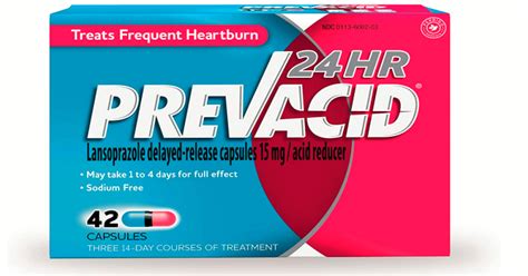 Prevacid 24hr Lansoprazole Delayed Release Capsules 42 Count Only 11