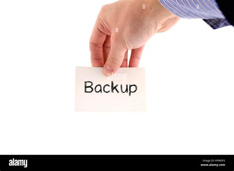 Backup Text Concept Stock Photo Alamy