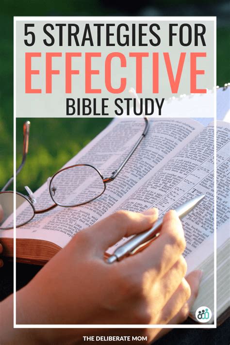 Five Strategies For Effective Bible Study