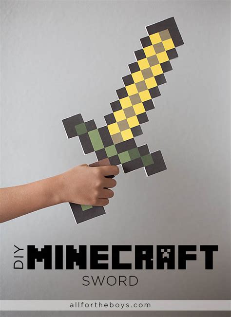 Minecraft Netherite Sword Printable Minecraft Tutorial And Guide