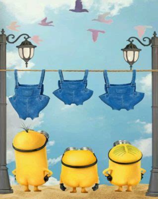 Naked Minion Paint By Numbers Numeral Paint Kit
