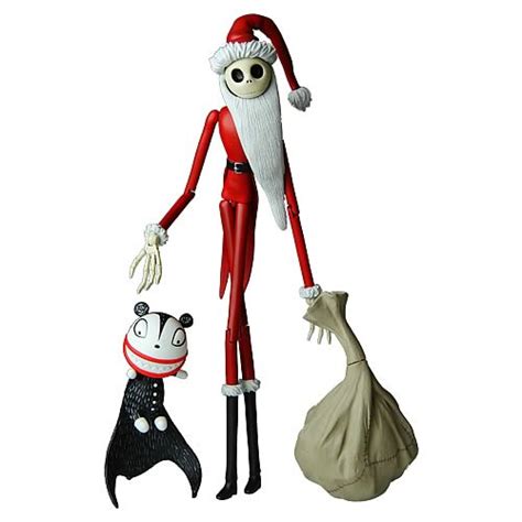 Nightmare Before Christmas Santa Jack Skellington Figure Groove Usa