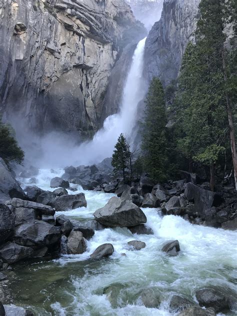 Lower Yosemite Falls Rmostbeautiful