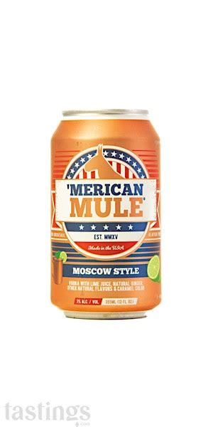 Merican Mule Moscow Style Rtd Usa Rtd Review Tastings