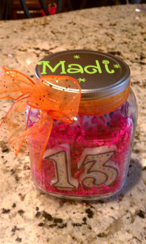 Template for birthday, wedding, mother day, valentine day card. 13th bday party present ..mason jar ..bday candles..gift ...
