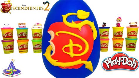 Huevo Sorpresa Gigante De Los Descendientes 2 Logo De Plastilina Play