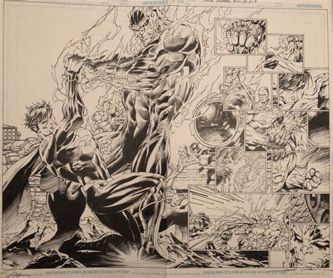 Superman Unchained Dps Pg 6 And 7 Jim Lee And Scott Williams In Tony R