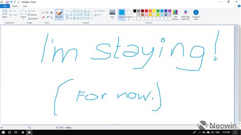 When you see the program paint appear, left click on it. Microsoft won't be removing Paint from Windows 10 for now ...