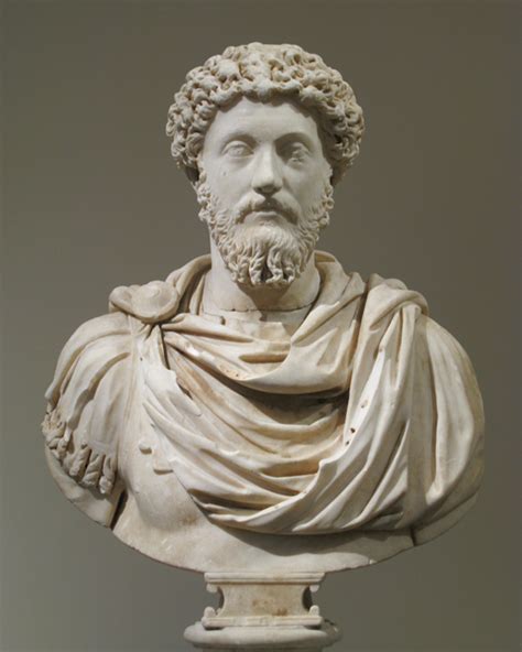 Bust Of Emperor Marcus Aurelius 161 180 Ad Sunipix