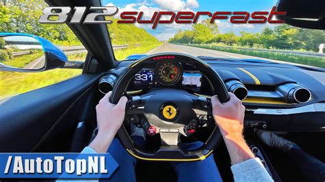 Ferrari Superfast V Kmh On Autobahn No Speed Limit By
