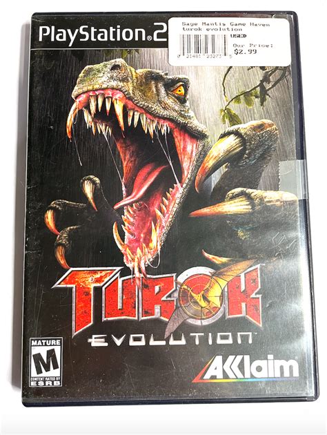 Turok Evolution Sony Playstation 2 Ps2 Game The Game Island