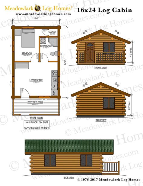 Image Result For 16x24 Cabin Small Cabin Plans Log Cabin Plans