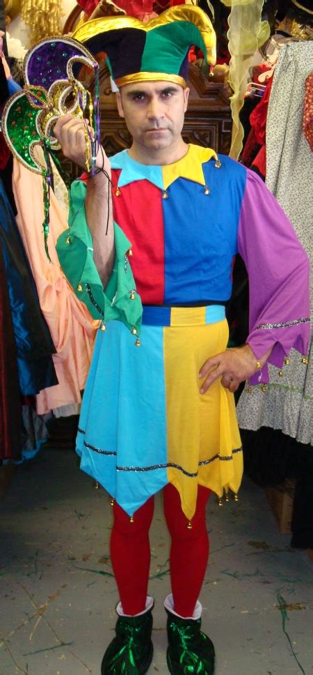 Costumes Reenactment Theatre Kings Jester Renaissance Carnival Mardi Gras Joker Clown Mens
