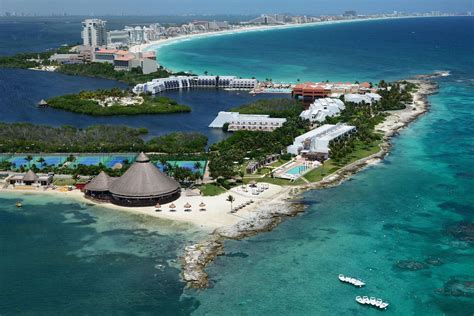 Aerial Photo Of Club Med Cancun Yucatan Courtesy Of Club Med Mexico