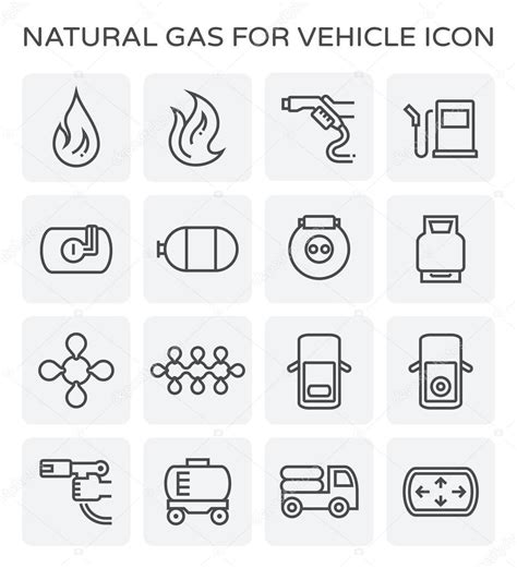 Natural Gas Icon — Stock Vector © Roncivil 173322830
