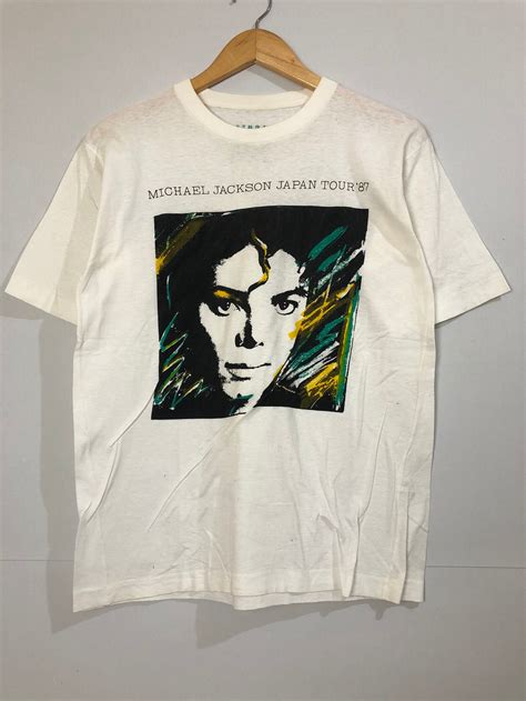 Vintage Michael Jacksonjapan Tour T Shirt Etsy