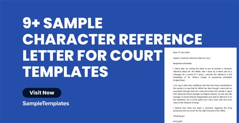 FREE Character Reference Letters For Court Samplesin PDF MS Word Google Docs Pages