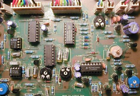 Free Image Of Complex Circuit Board Components And Wiring
