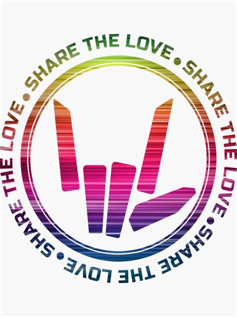 Share The Love Sticker By Cobebandiem Redbubble