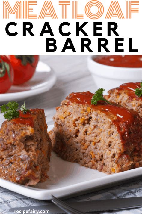 This is a meatloaf recipe for people who love their meatloaf oozing with flavour, moist and tender yet not crumble apart when sliced, and a sticky caramelised meatloaf glaze. 2 Lb Meatloaf Recipe With Crackers : Cracker Barrell Meatloaf (With images) | Recipes, Cracker ...