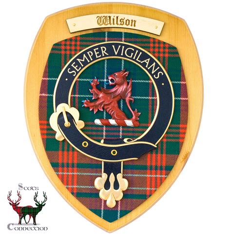 Clan Crest Scottish Heraldry Wall Plaque Clan Scottish Heritage Crest