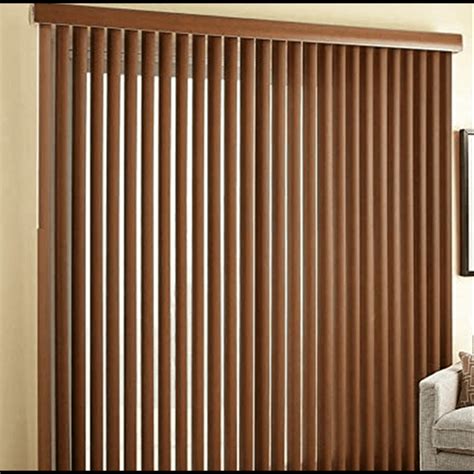 Brown Fabric Vertical Blinds For Home Size 15ft At Rs 37sq Ft In