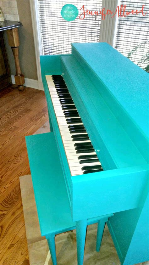 How To Make A Painted Piano With Chalk Type Paint Magic Brush