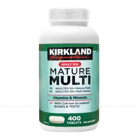 Kirkland Signature Adult Mature Multi Vitamins Minerals Lutein Tablets Ebay