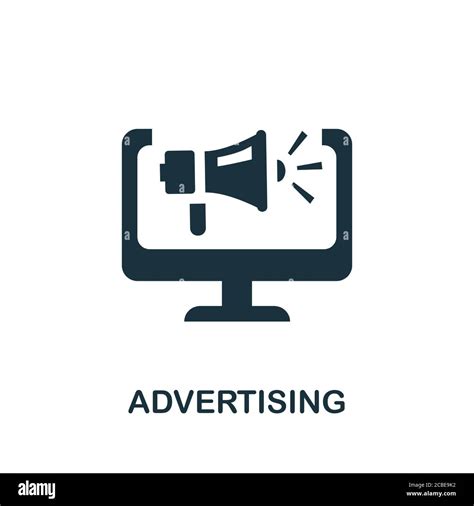 Advertising Icon Simple Element From Social Media Collection Creative