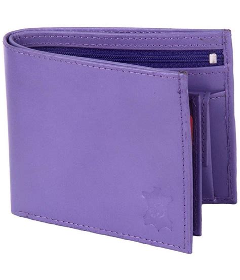 Leather Design Purple Leather Wallet For Men Buy Online At Low Price