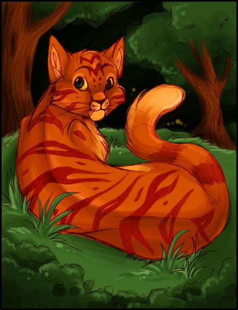 Cool drawings drawing sketches warrior cats fan art. Fireheart-Colored by khunumi on DeviantArt