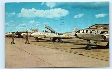 1960s Wurtsmith Air Force Base Oscoda Michigan T 33 Jet Trainer