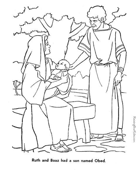 story of ruth coloring pages coloring pages