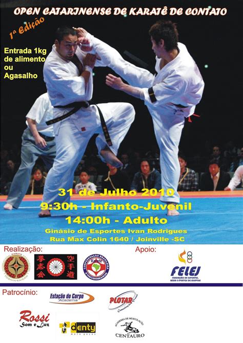Karate De Contato Toshinkai Santa Catarina I Open Catarinense De