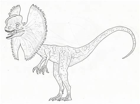 Dilophosaurus coloring page at getdrawings free download. Dilophosaurus (Jurassic Park version by SommoDracorex on ...