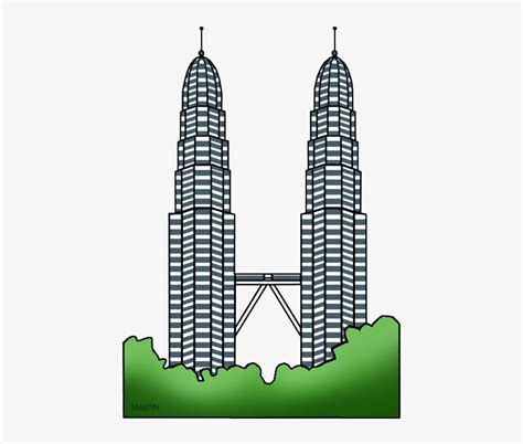 Petronas Twin Tower Clip Art 456x648 Png Download Pngkit