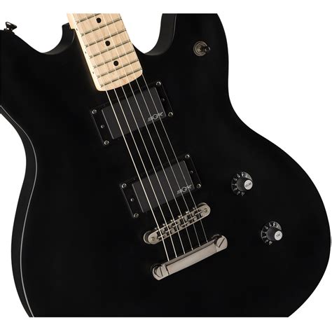 Fender Contemporary Active Starcaster Guitar Maple Fingerboard Flat Black