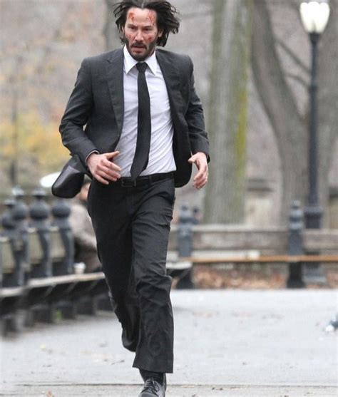 Keanu Reeves Black Suit John Wick 2 Black Suit Hit Jacket