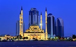 Grozny city at night time · Russia Travel Blog