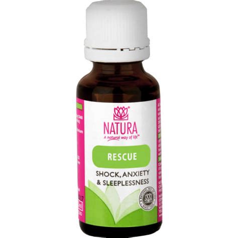Natura Rescue Shock Anxiety And Sleeplessness 25ml Clicks