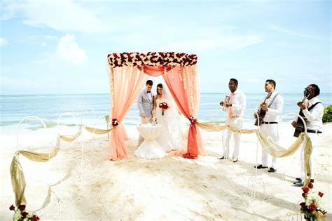 vip ceremony on colibri beach weddings in the dominican republic {stanislav and elena