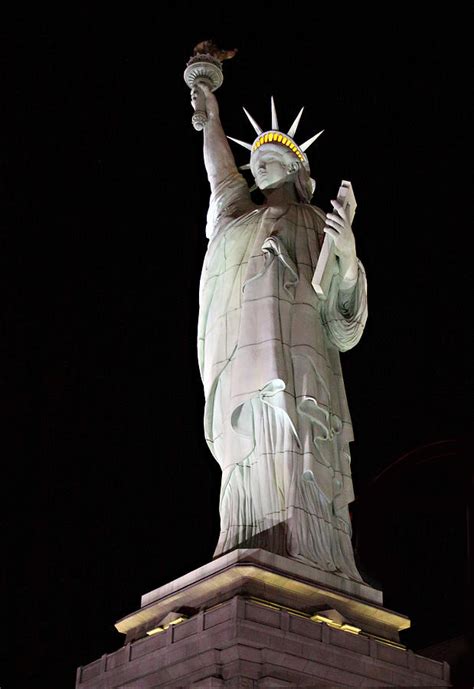 Statue Of Liberty At Night Photograph By Linda Phelps Fine Art America