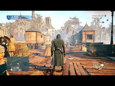 Assassin S Creed Unity Free Roam Parkour Gameplay Youtube